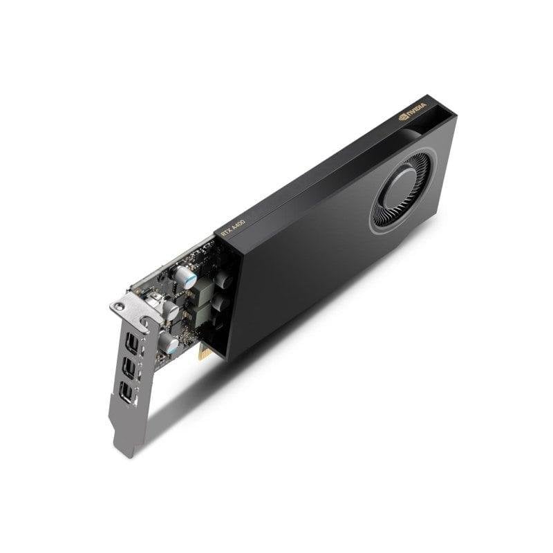 Tarjeta Gráfica PNY RTX A400 4GB GDDR6 low-profile PCIe 4.0 profesional