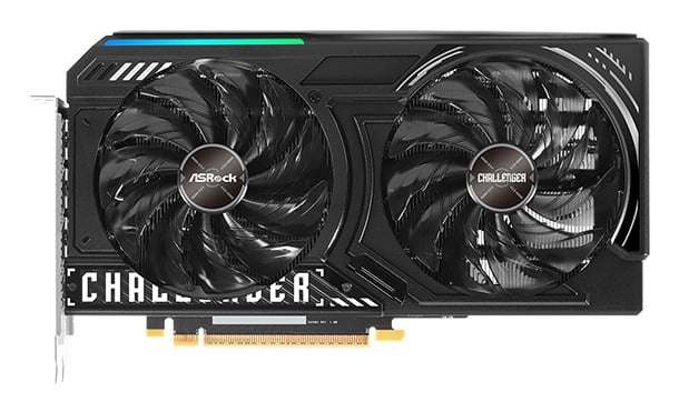 ASRock Arc B570 10GB GDDR6 OC graphics card, dual fan, multicolour LED