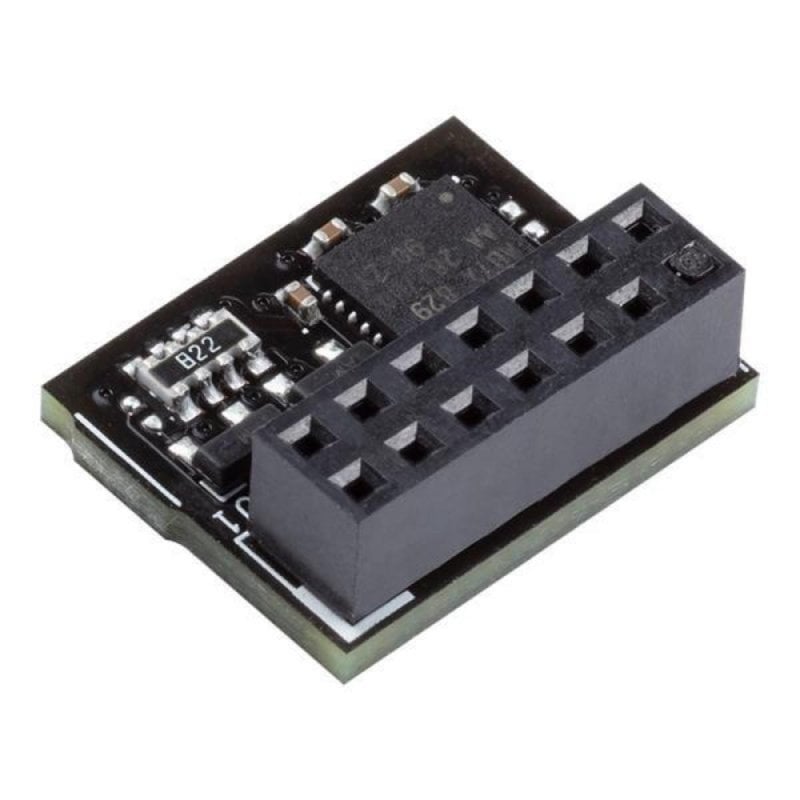 Módulo TPM 2.0 SPI ASUS 16mm x 13mm compatible Windows 10 seguridad avanzada