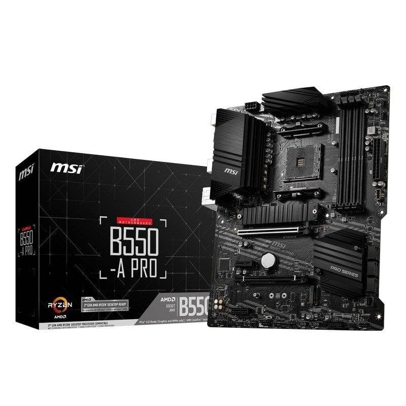 Placa Base MSI B550-A PRO B550 AM4 DDR4 ATX Gigabit LAN M.2 CrossfireX
