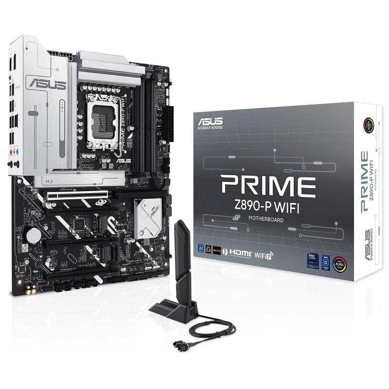 Placa Base ASUS PRIME Z890-P WIFI Intel Z890 LGA1851 DDR5 ATX WiFi 7 Thunderbolt 4 PCIe 5.0