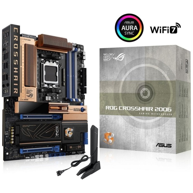 Placa Base ASUS ROG CROSSHAIR 2006 AMD X870E AM5 DDR5 ATX WiFi 7 RGB