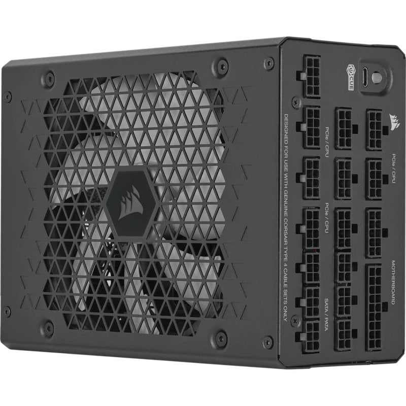 Corsair HXi Series HX1200i ATX 3.1 PCIe 5.1 1200W 80 Plus Platinum Modular
