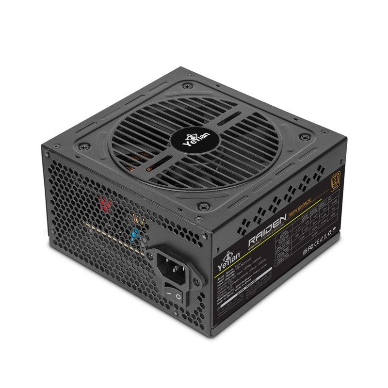 Yeyian Raiden 750W 80 Plus Bronce Negra