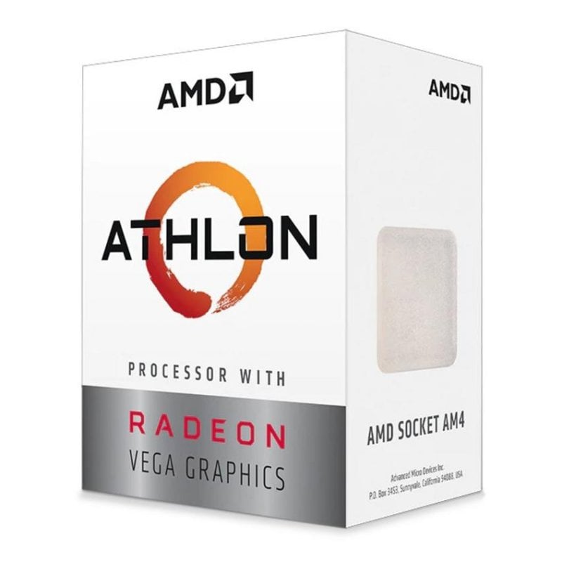 Processore AMD Athlon 3000G 2 core 3,5 GHz grafica integrata Radeon Vega 3