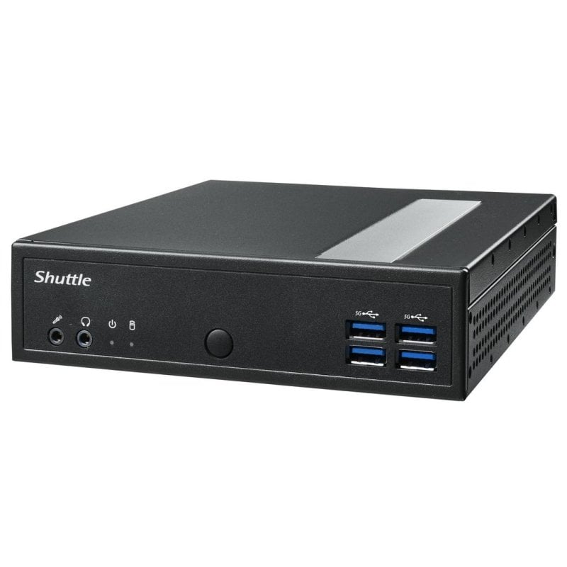 Barebone Shuttle DL40N Intel N150 DDR5 16GB 2x LAN HDMI DisplayPort sin ventilador