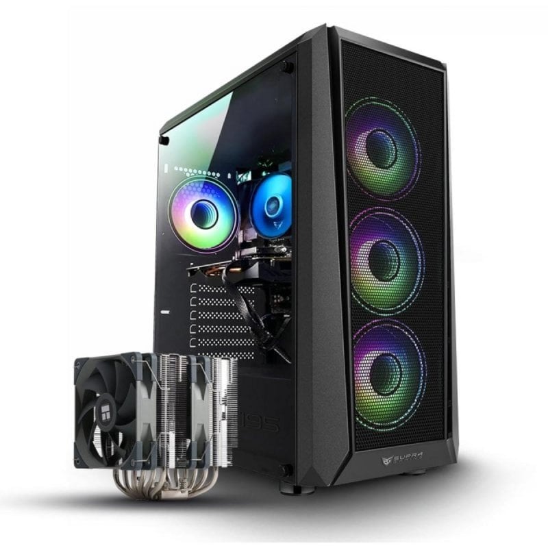 PC Racing GTI 95 AMD Ryzen 7 5700X 32GB 1TB SSD RTX 5060 Windows 11 Pro
