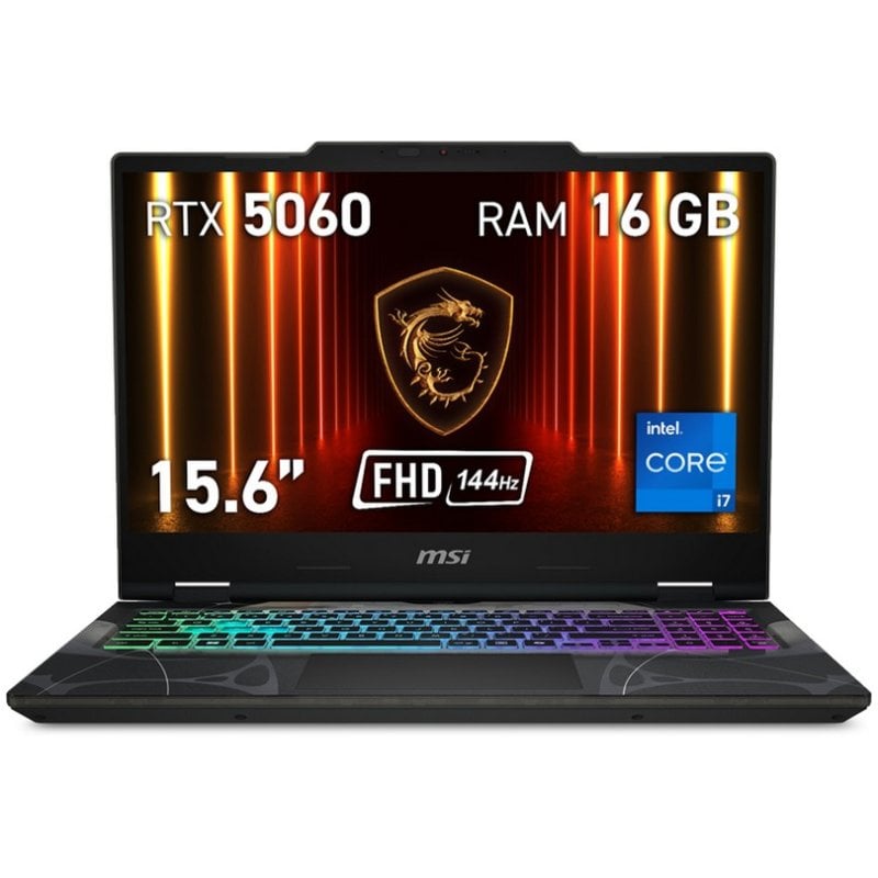 Portátil MSI Cyborg 15 B13WFKG-687XES 15.6" Intel Core i7-13620H 16GB 1TB RTX 5060 8GB FreeDOS