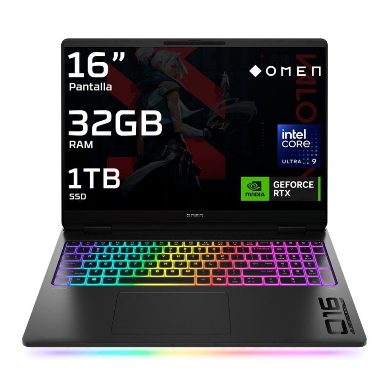 HP OMEN MAX Gaming Laptop 16-ah0001ns Intel Core Ultra 9 275HX/32GB/1TB SSD/RTX 5070 Ti/16"