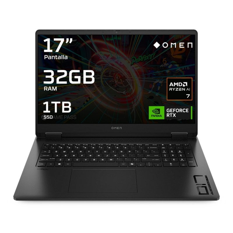 HP OMEN 17-db1003ns AMD Ryzen AI 7 350 32GB DDR5 1TB SSD RTX 5060 8GB 17.3"