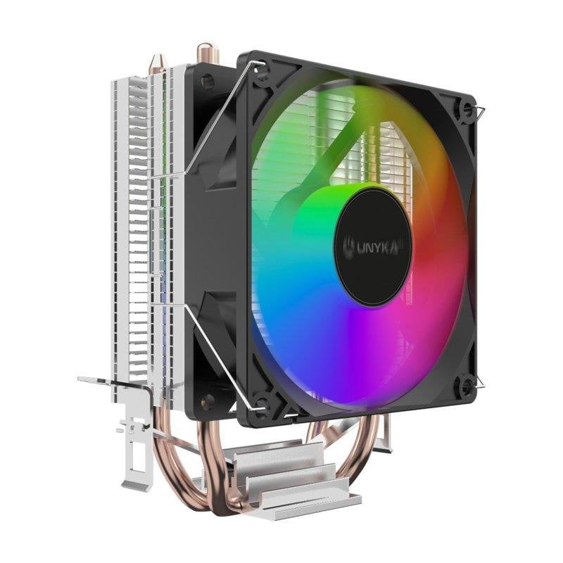 Refrigeración aire UNYKAch Socket Intel LGA 1851 AMD AM5 92x123x65 mm H21 ARGB