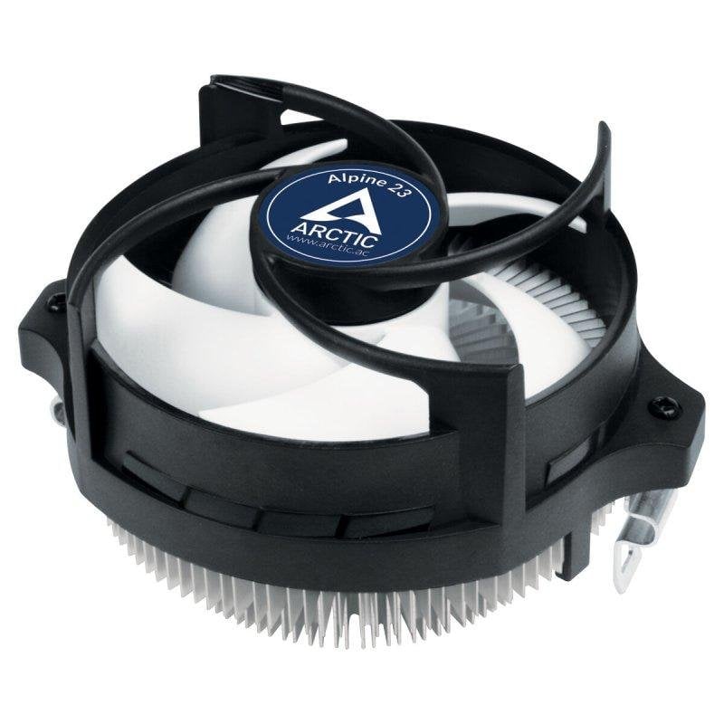 Arctic Alpine 23 Compact Air Cooler AM4 AM5 Socket 90mm Black Aluminium