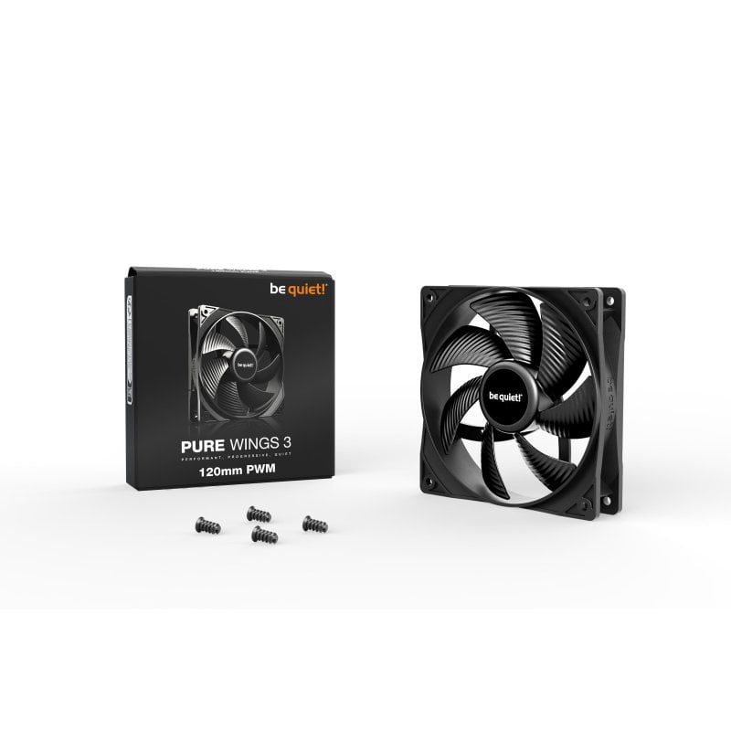 Ventilador suplementario be quiet! Silent 120mm 1600RPM negro PWM bajo ruido