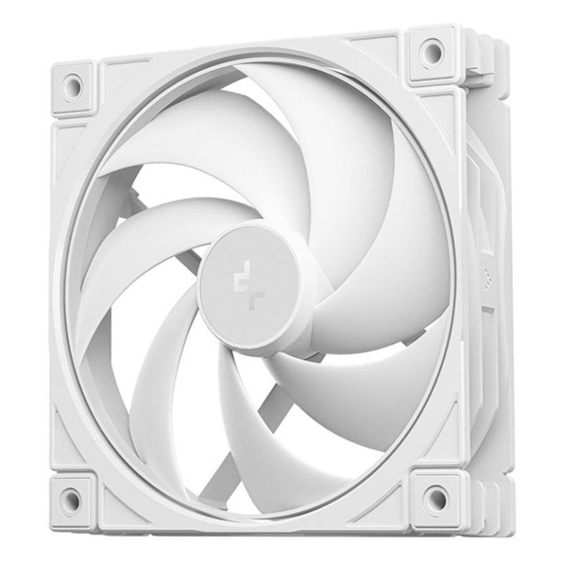 Ventoinha de refrigeração a ar DeepCool FD12 WH V2 branca PWM 12 cm