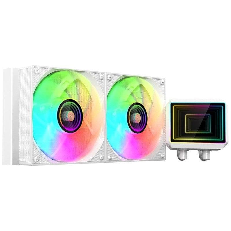 Mars Gaming Ml-two240 Refrigeración Líquida Aio 450w Tdp 2x Ventiladores Argb Bomba 4ª Gen Blanco