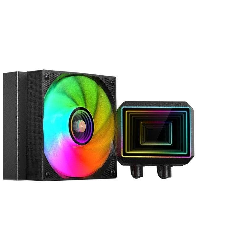 Mars Gaming Ml-two120 Refrigeración Líquida Aio 300w Tdp 1x Ventilador Argb Bomba 4ª Gen Negro