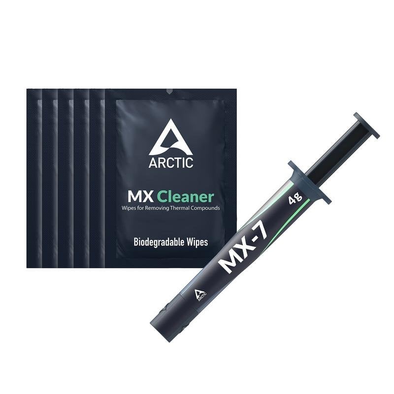 Pasta térmica Arctic MX-7 4g con 6 toallitas MX Cleaner