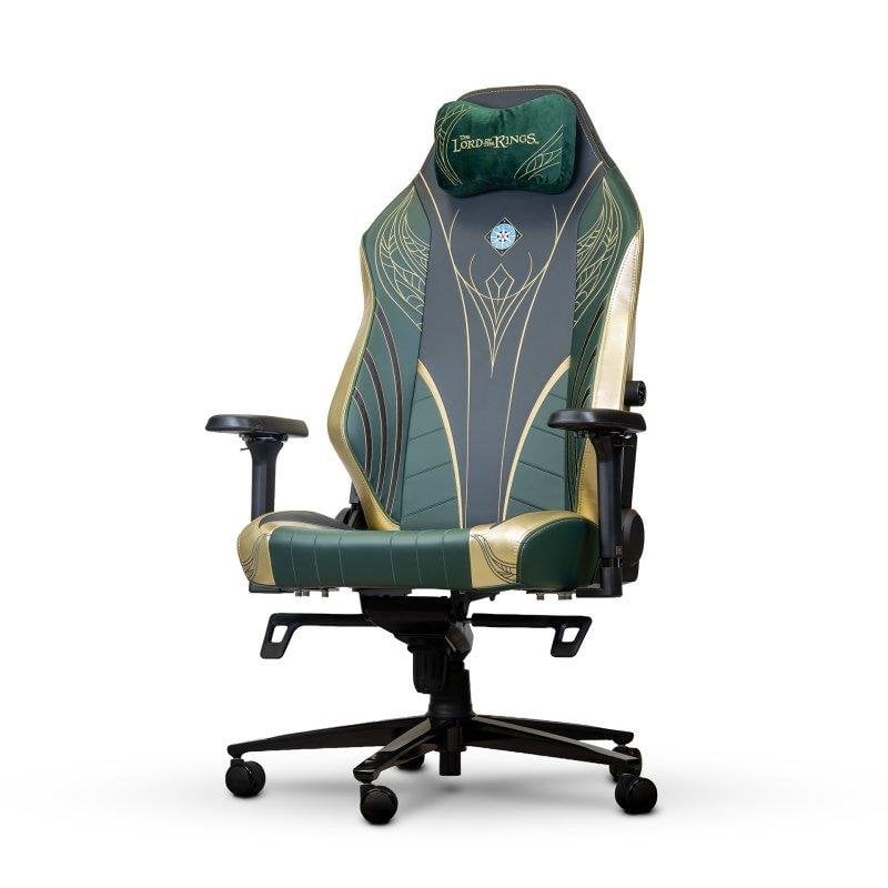 Silla gaming Phoenix Monarch Rivendell XL LOTR cuero Napa y terciopelo