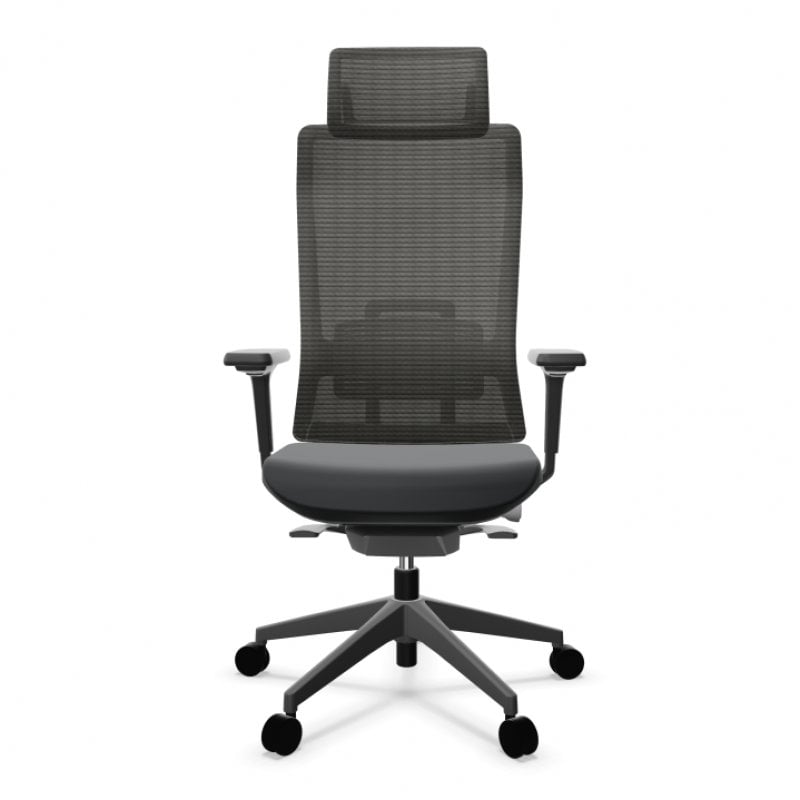 Actiu TNK Flex Carbon Black Silla de Oficina Negra
