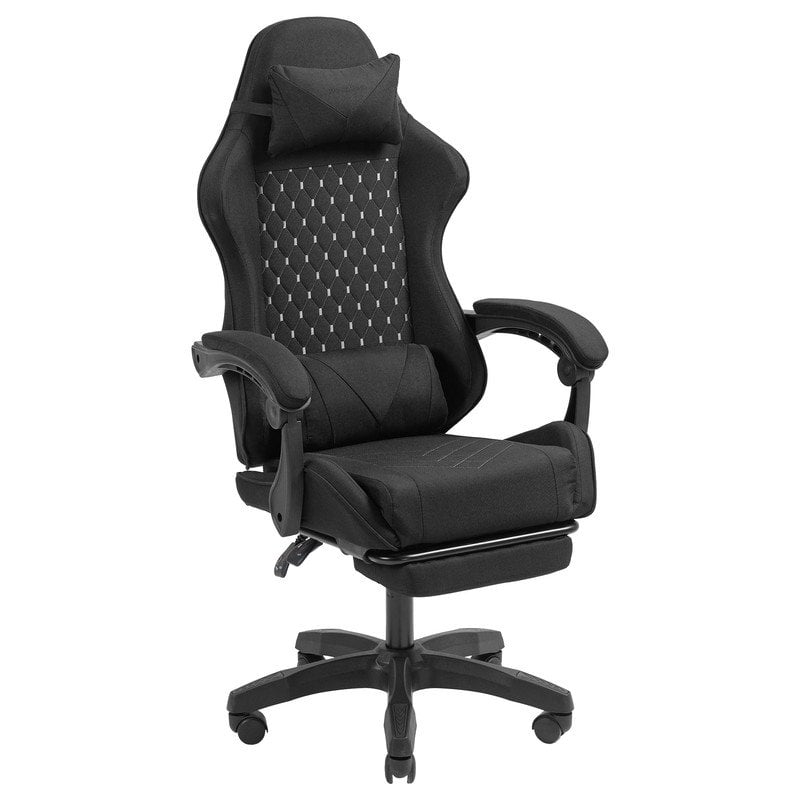 Silla Gaming Mars Gaming MGC-X Fabric Respaldo Reclinable Reposapiés 120Kg 4 Colores
