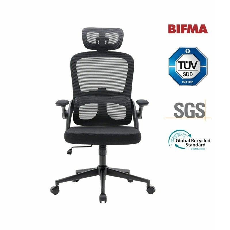Silla Ergonómica Sihoo M102c Altura Ajustable Soporte Lumbar Malla Negra