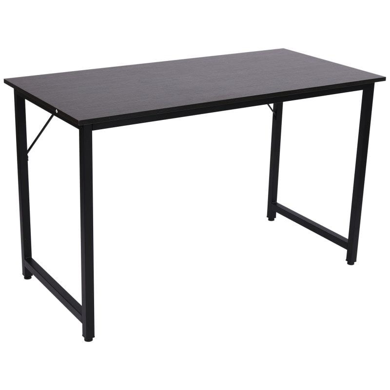 Homcom Scrivania con piedini regolabili 120x60x73cm nera