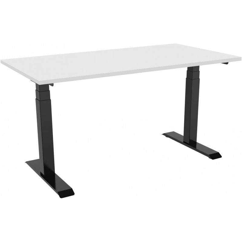 Celexon Professional eAdjust-58123 scrivania elettrica regolabile in altezza 150x75cm bianco/nero