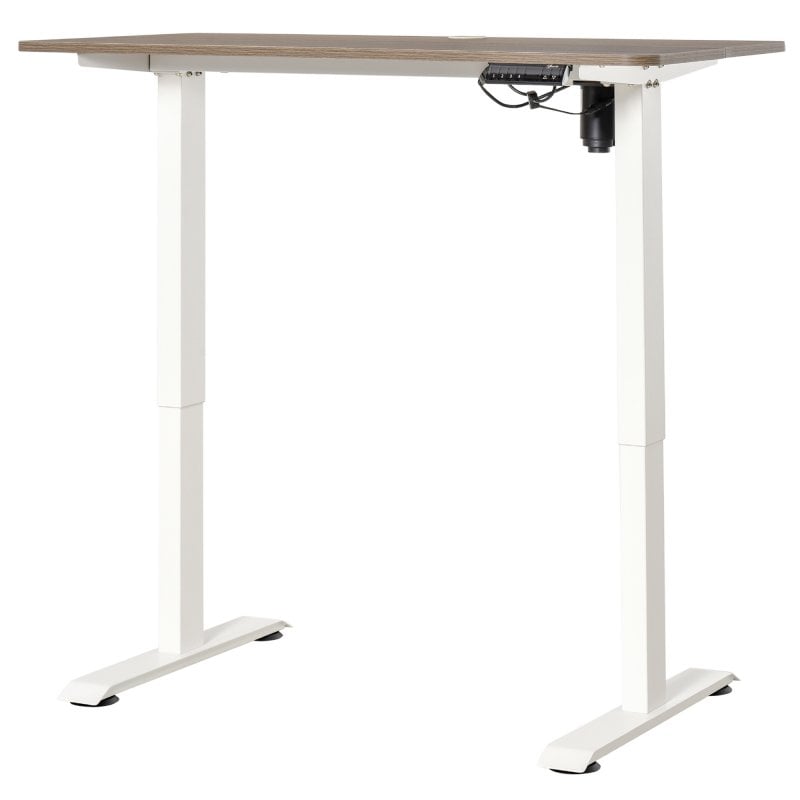 Vinsetto elektrischer Schreibtisch 120x60x116cm Weiß