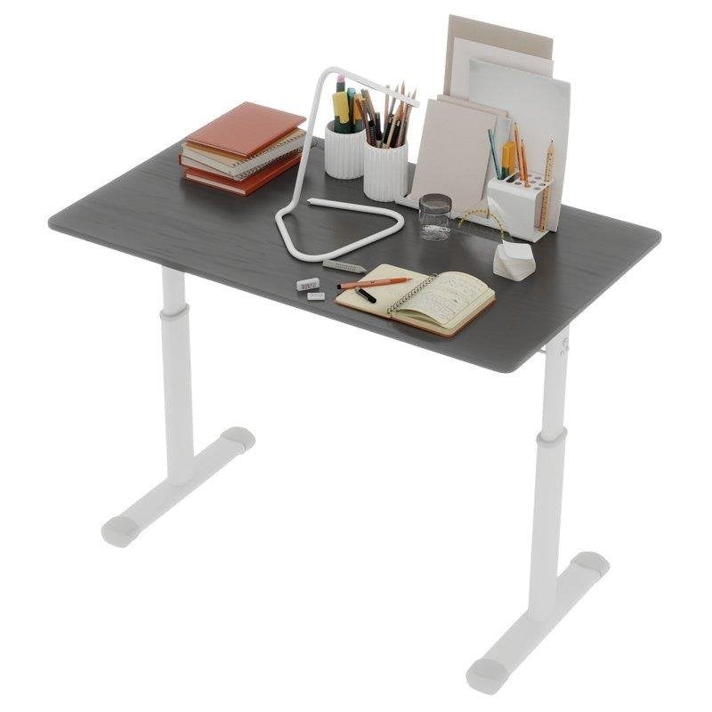 Bureau réglable en hauteur Welltin W3301, 100x60 cm
