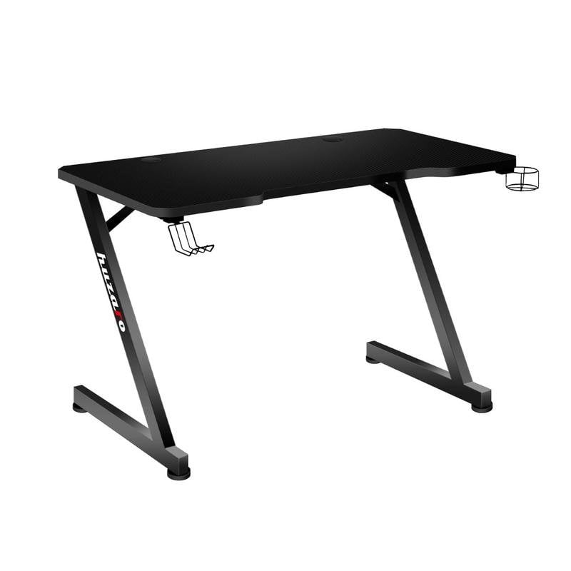 Scrivania gaming rettangolare Huzaro Hero 2.5 1200x600 mm finitura effetto carbonio