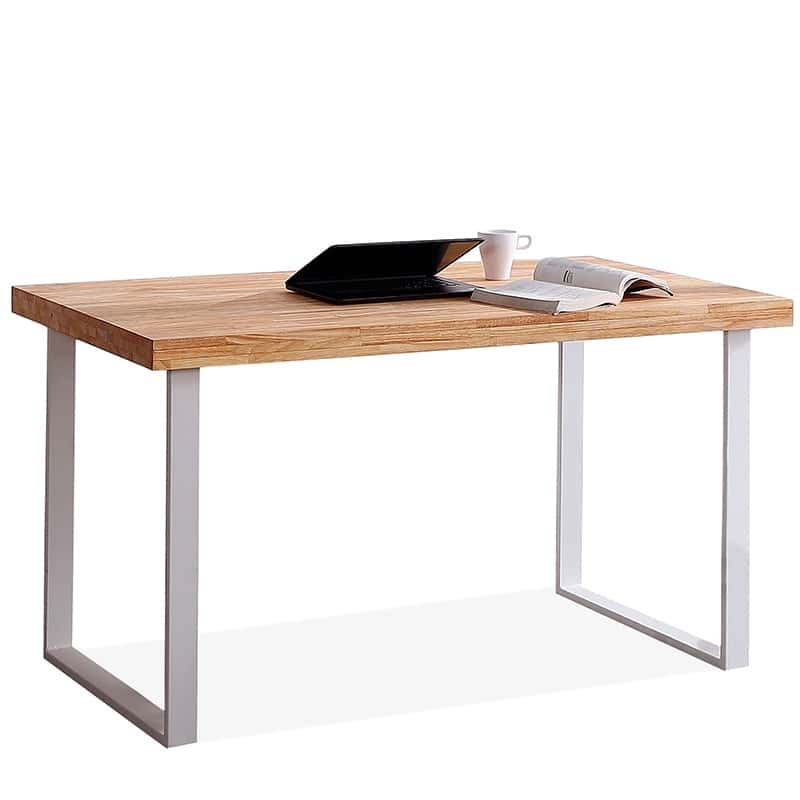 Adec Natural scrivania 120x60x73cm rovere/bianco
