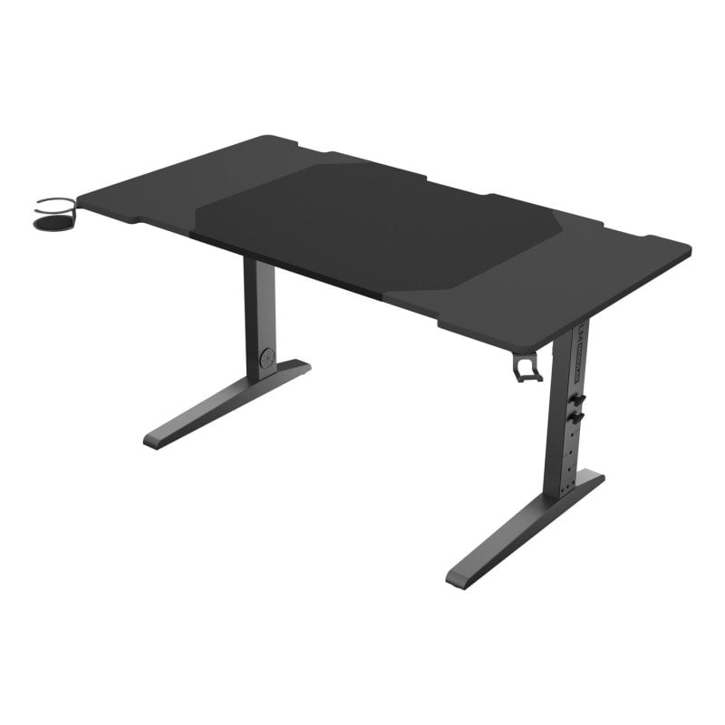 Mesa Gaming Genesis Holm Modular 140cm MDF y Acero Altura Ajustable LED y Gestión de Cables