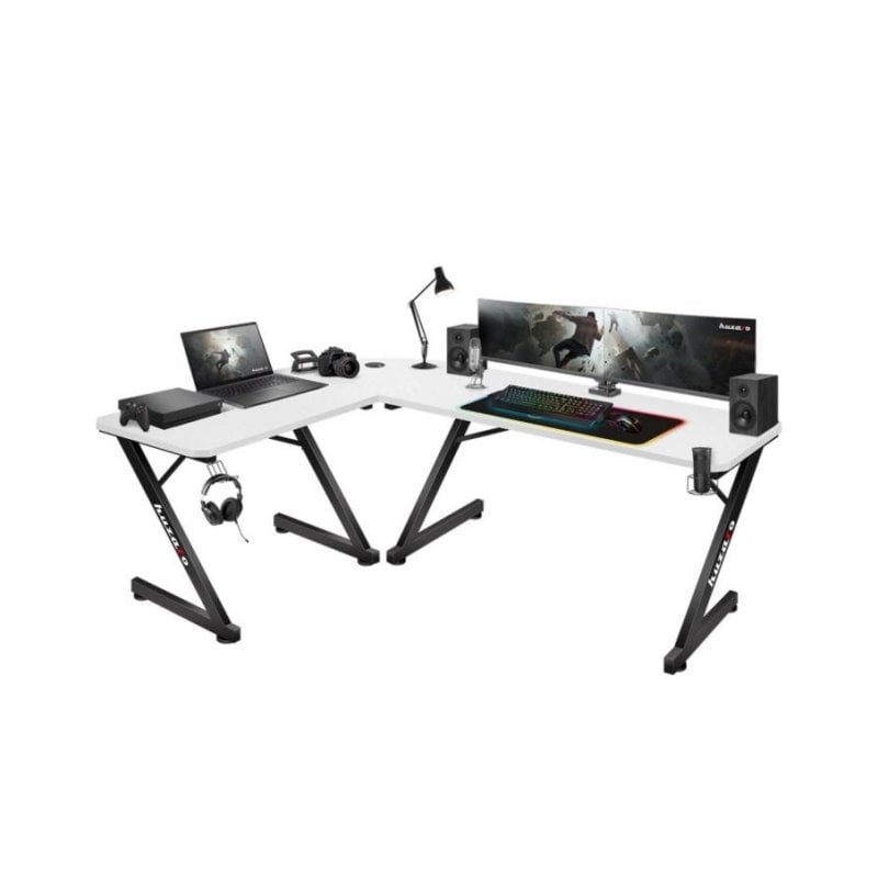 Mesa Gaming Huzaro Hero 7.0 154 cm Aluminio y fibra de carbono con extras