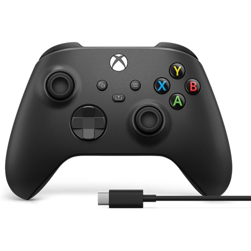 Mando Microsoft XBOX Wireless Controller Inalámbrico Bluetooth Negro + USB Tipo C