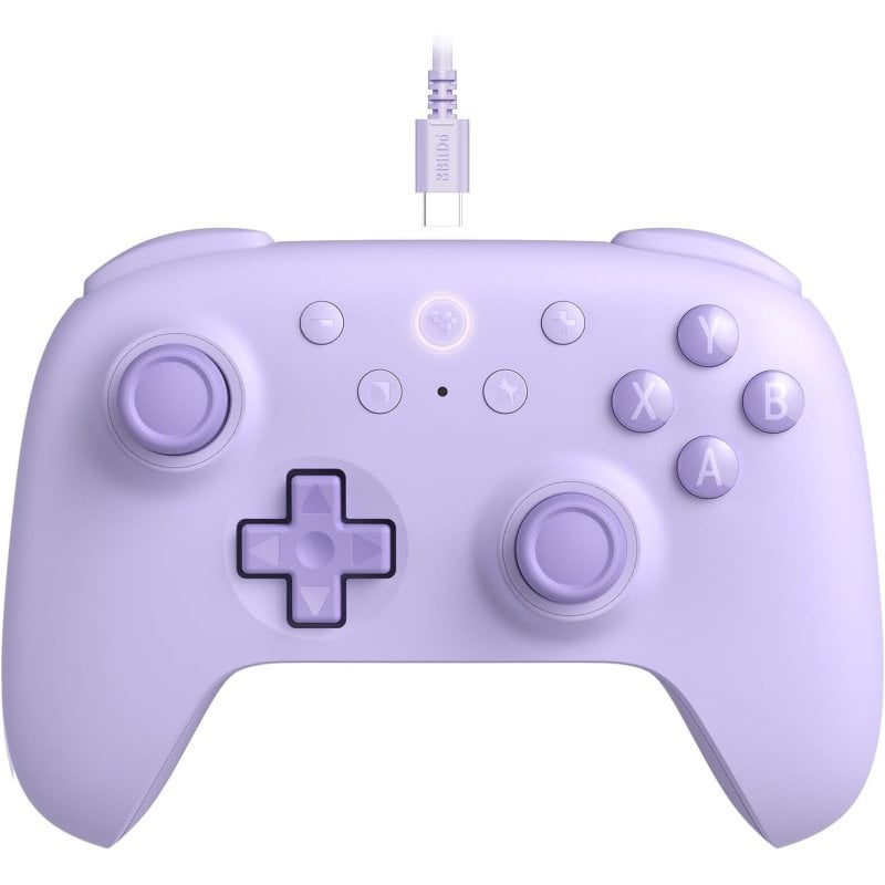Mando 8BitDo Ultimate 2C Púrpura USB Tipo C PC Android Vibración