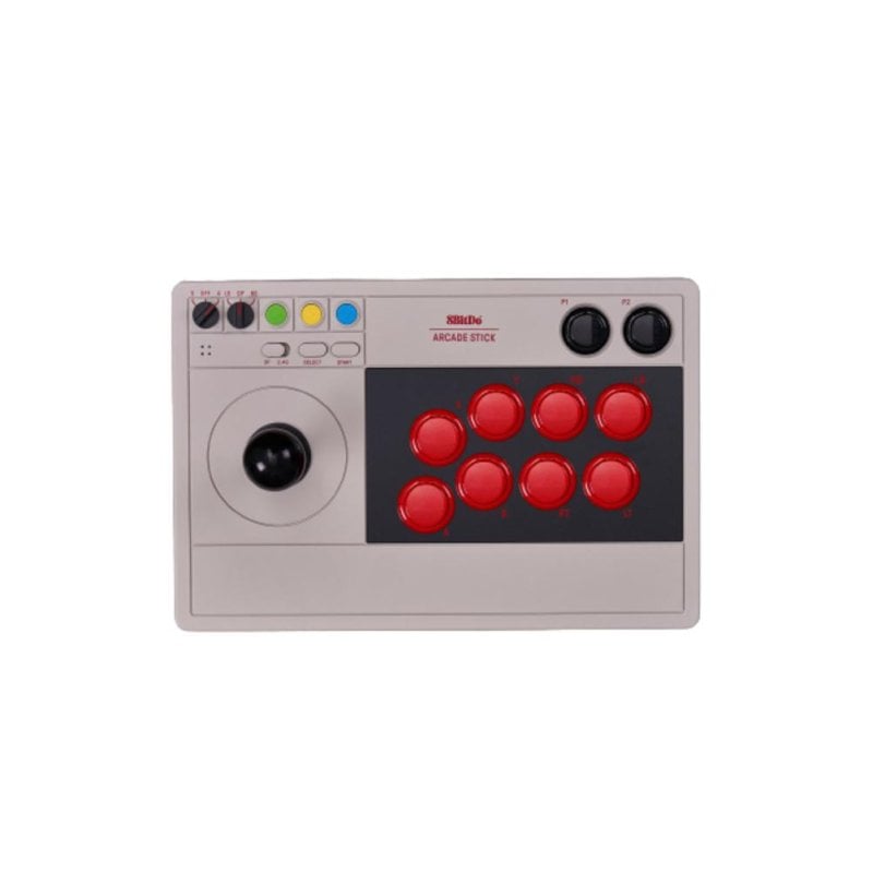 Joystick 8Bitdo Arcade Stick 80FE inalámbrico Bluetooth y USB multicompatible