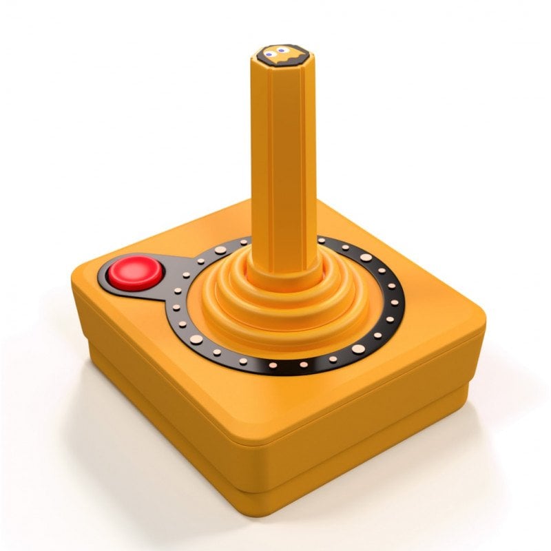 Joystick sem fios Atari CX40+, edição Pac-Man, laranja