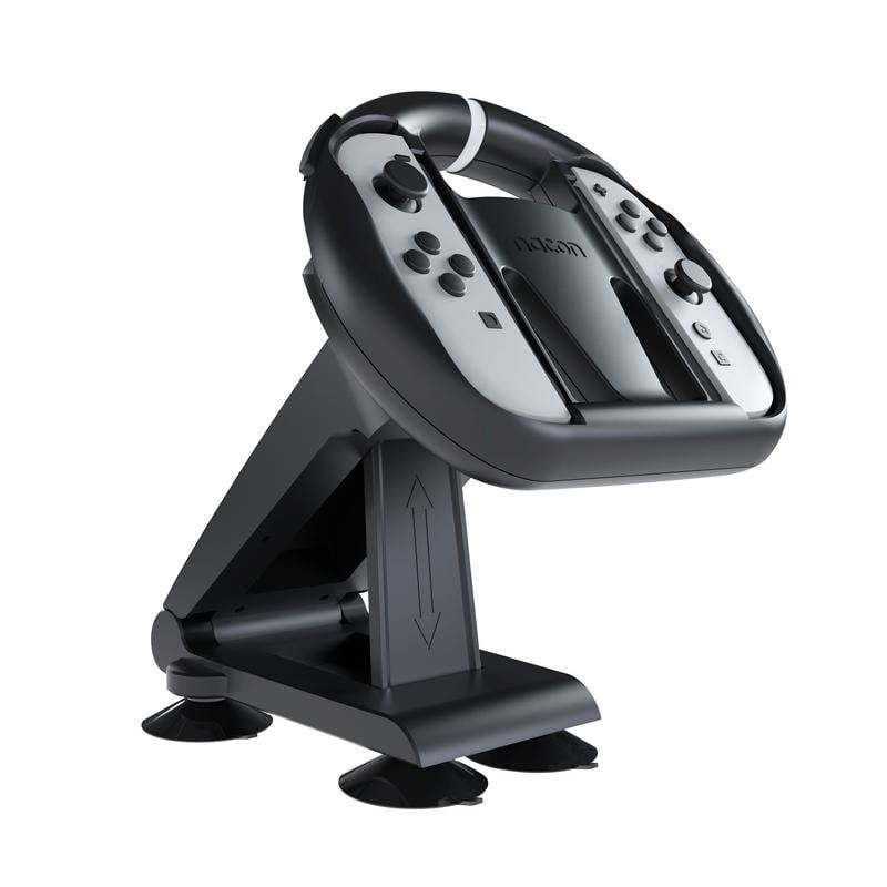 NACON NA028232 Black Folding Racing Wheel for Nintendo Switch 2 Joy-Con