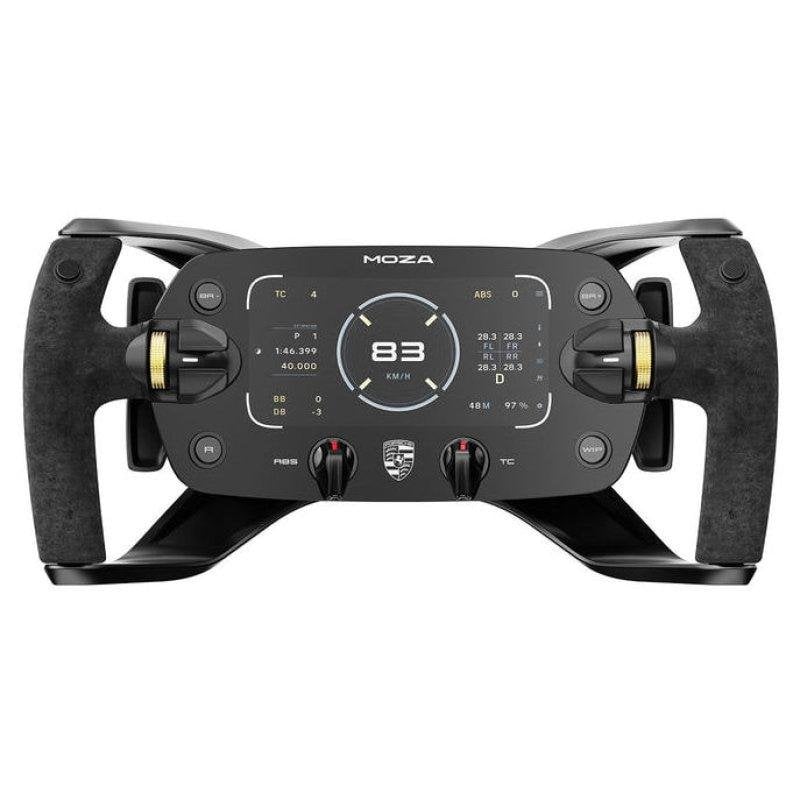 Moza Porsche Mission R Simracing-Lenkrad mit 5,4"-OLED-Display, Aluminium