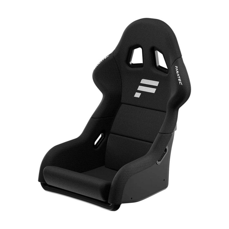 Asiento Fanatec GT Cockpit CRD-9010003-WW negro reforzado con fibra, soporte lumbar