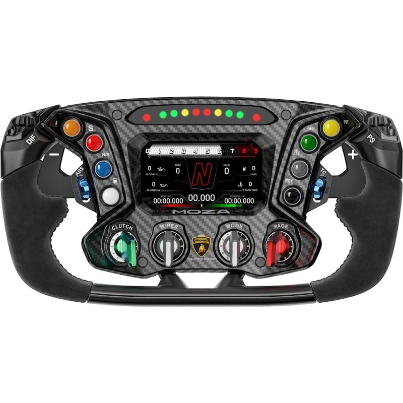 Moza Racing X Automobili Lamborghini Squadra Corse Essenza Scv12 Volante Sim Racing Steering Wheel