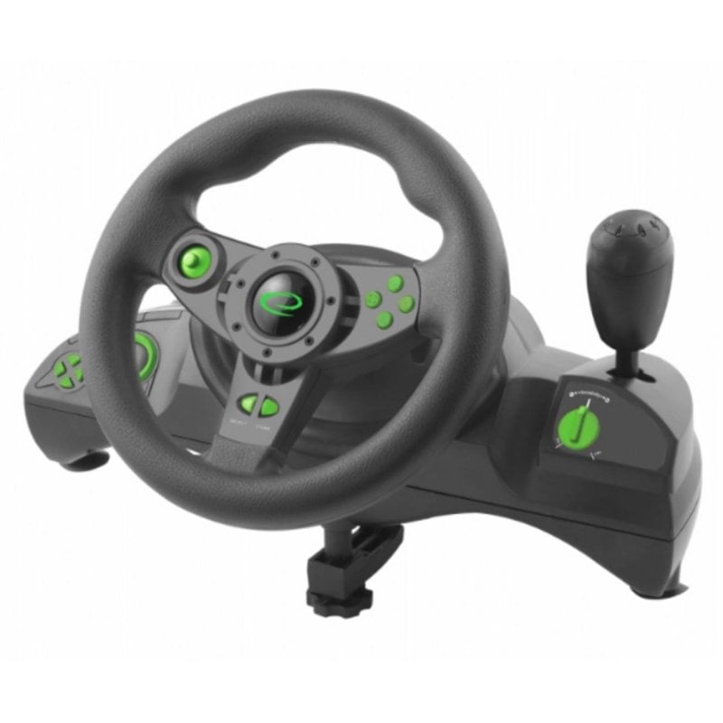 Esperanza EGW102 Steering Wheel PC Playstation 3 270° 12 Buttons USB