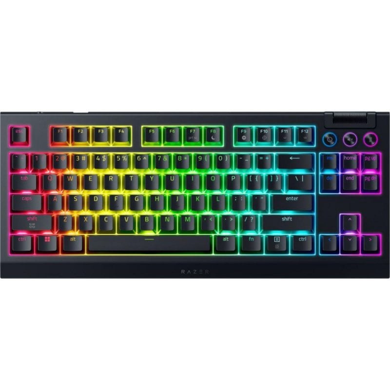 Teclado mecánico Razer BlackWidow V4 Tenkeyless HyperSpeed Layout ES inalámbrico RGB hot swap