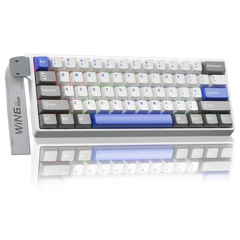 Teclado Aula WIN60 HE MAX magnético compacto con switches Hall Effect y RGB