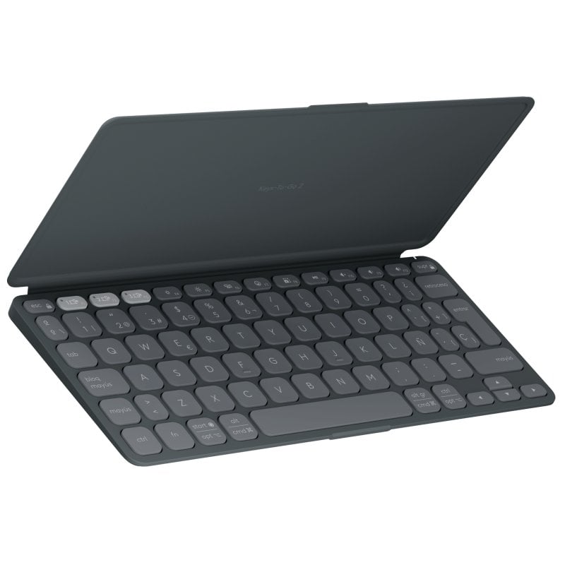 Logitech Keys-To-Go 2 Teclado Multidispositivo Inalámbrico Bluetooth Grafito