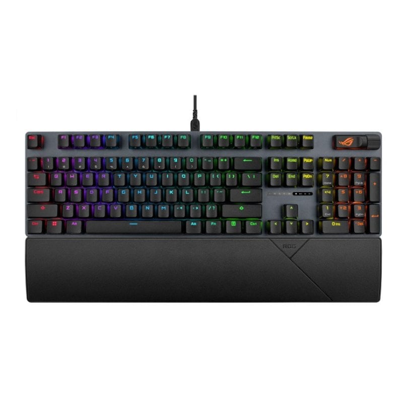 ASUS ROG Strix Scope II X Tastiera gaming meccanica RGB switch NX Snow V2 nera