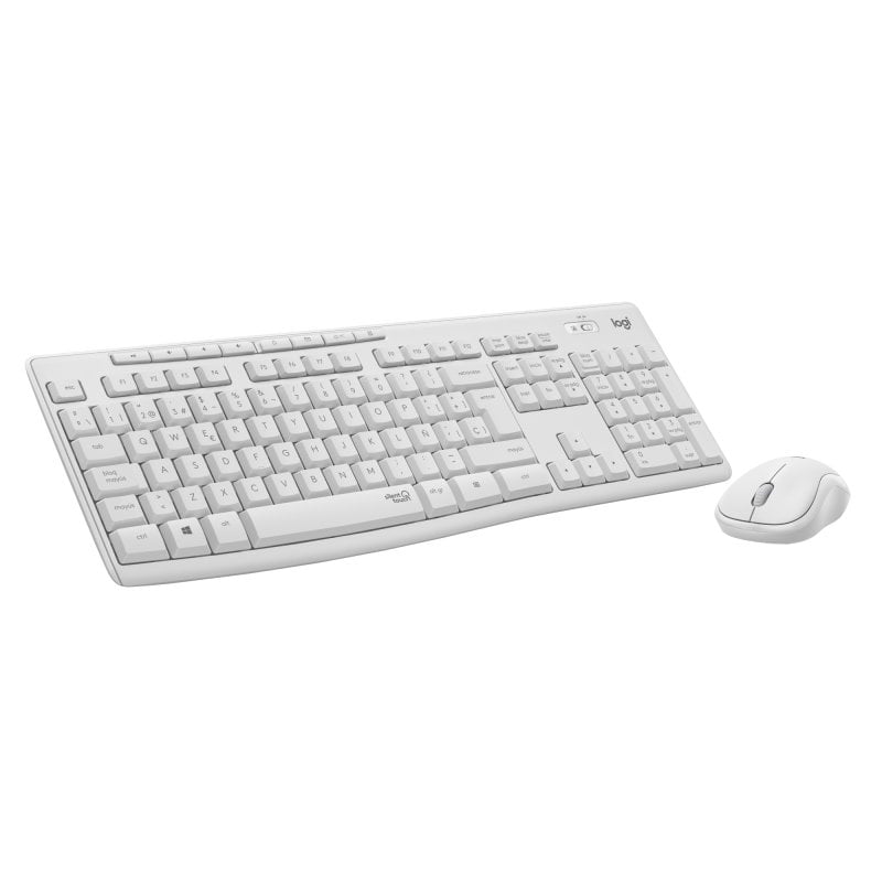 Logitech MK295 Combo Teclado + Ratón Inalámbricos Blanco Crudo