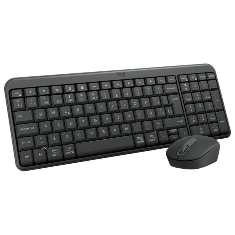 Teclado membrana Logitech MK250 Layout ES Bluetooth compacto y ratón óptico