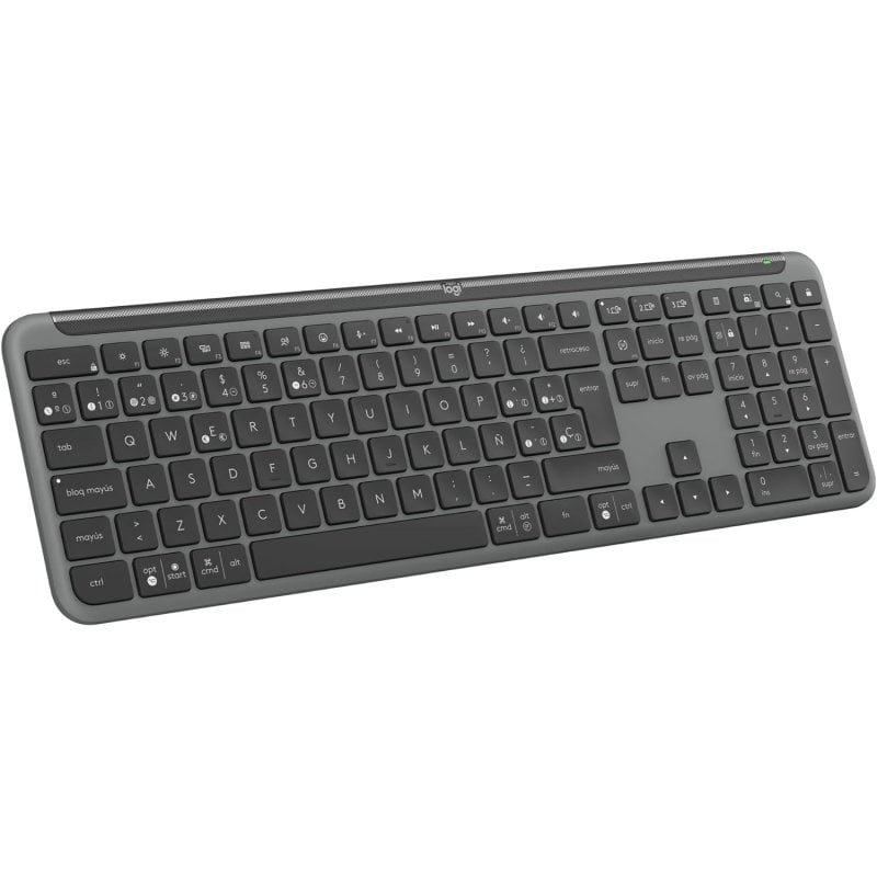 Logitech Signature Slim K950 Teclado Bluetooth con Alternancia Entre Dispositivos Escritura Discreta