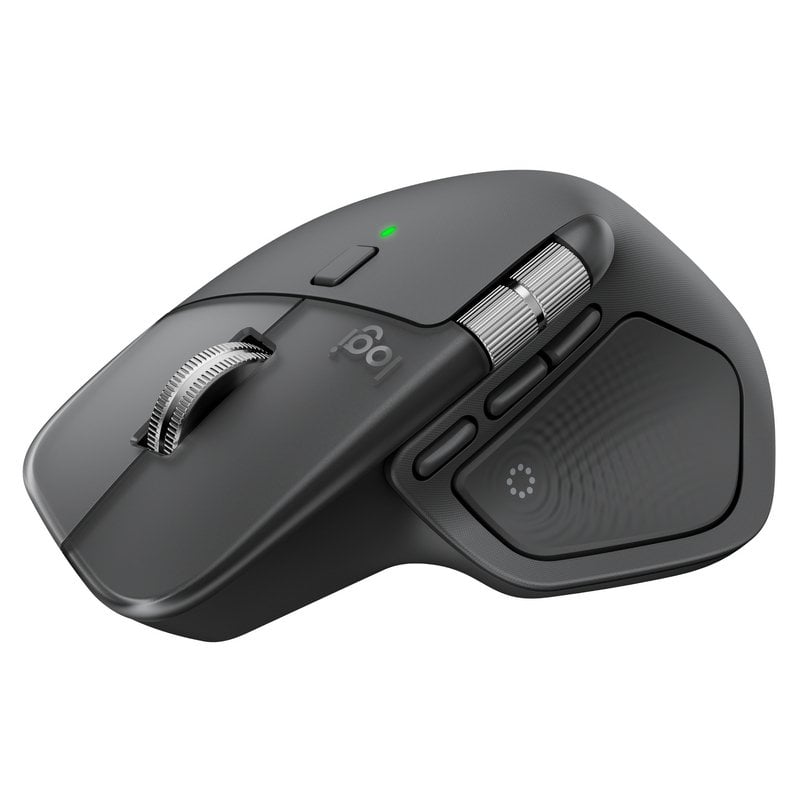 Ratón Logitech MX Master 4 Inalámbrico RF + Bluetooth 8000 DPI Grafito 8 Botones Ergonomía